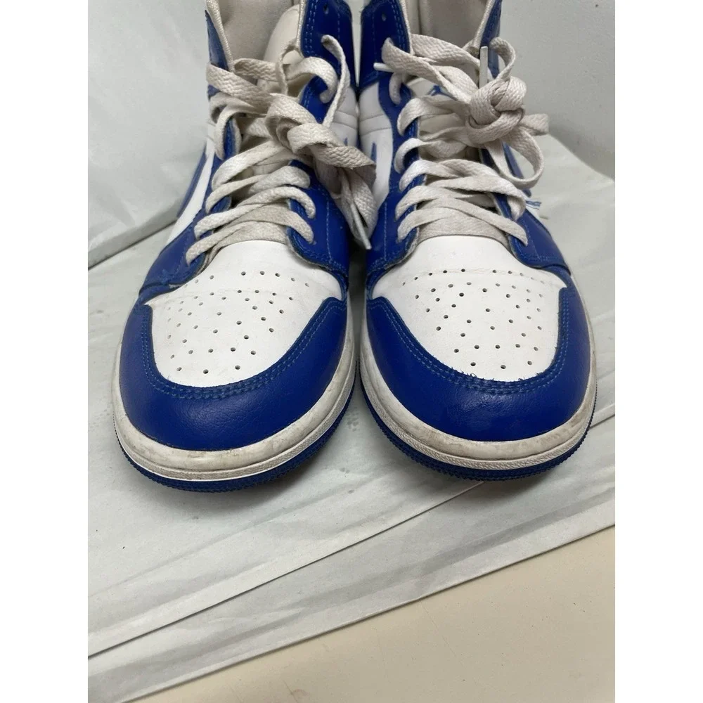 Air Jordan 1 Mid Kentucky Storm Blue Size 8.5